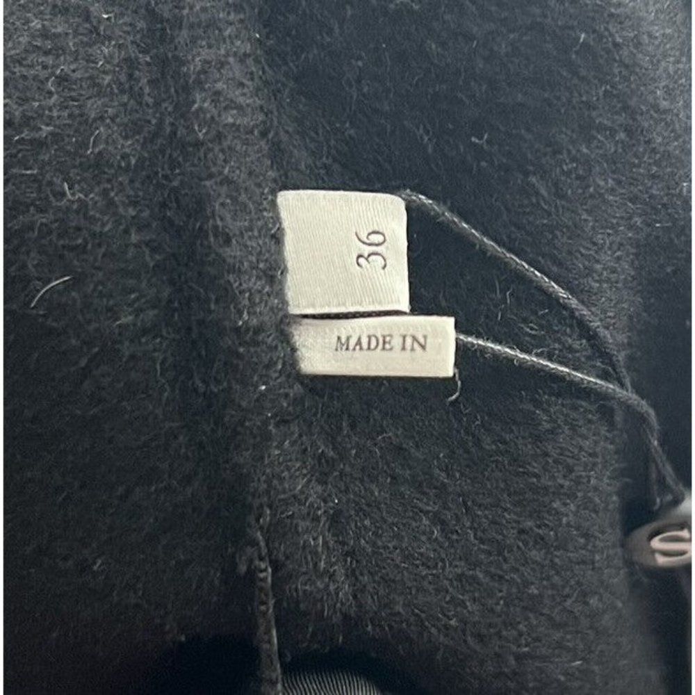 [SOLD] SANDRO Mystere Double Breasted Long Coat Size 36 - Picture 7 of 7